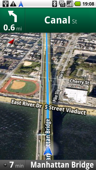 Illustration for article titled google maps navigation gallery